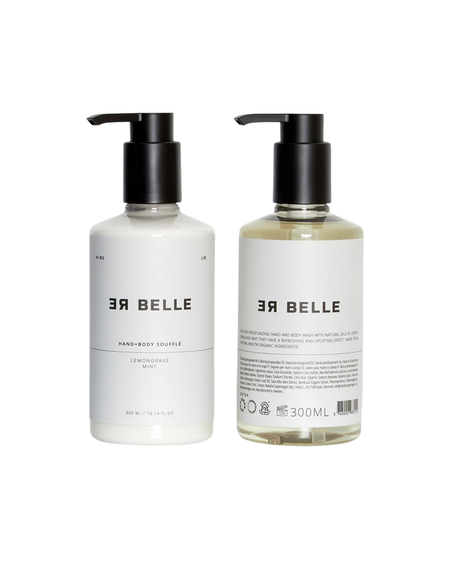Duokit Hand &amp; Body Wash, Hand &amp; Body Soufflé Lemongrass Mint 300 ml