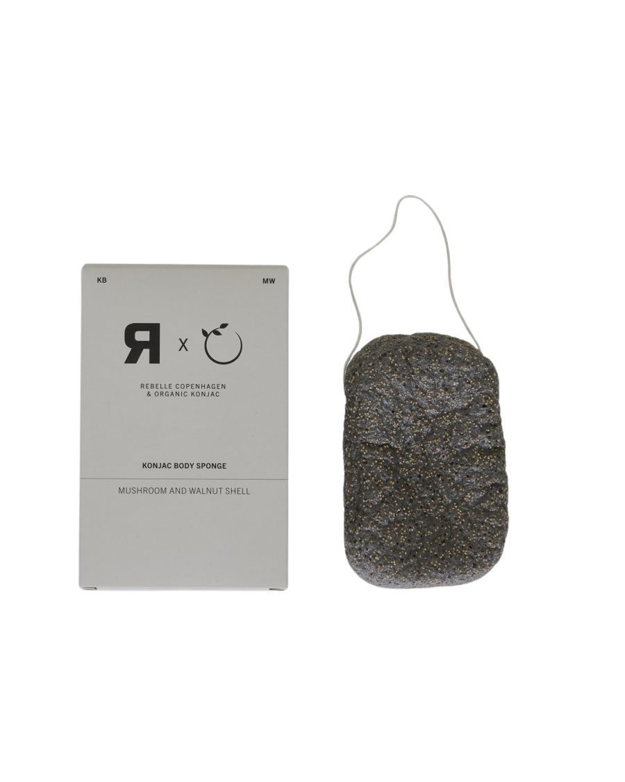 Konjac Body Sponge Mushroom Walnut Shell