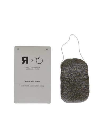 Konjac Body Sponge Mushroom Walnut Shell
