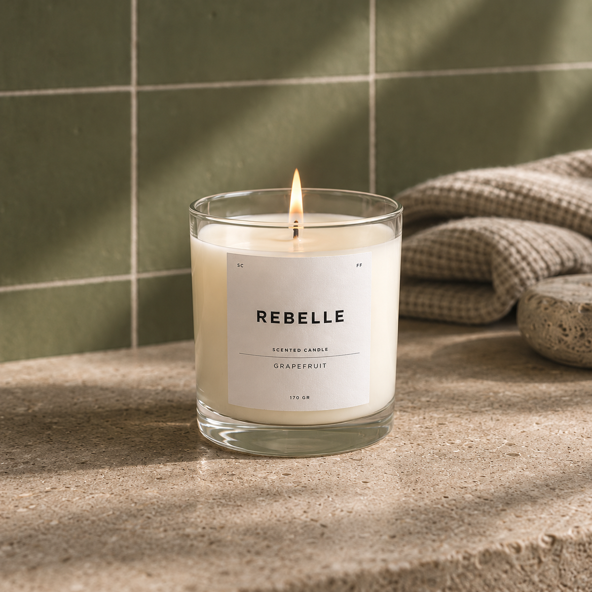 Scented Candle Forest Flowers